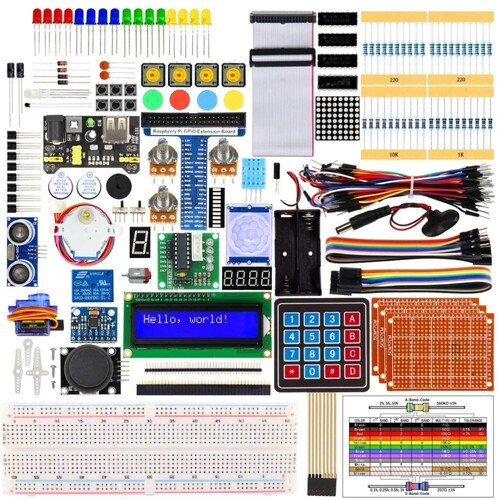 ABC Kit Compatible With Raspberry Pi 4B  3BPLUS  3B  3APLUS  2B  1BPLUS  1A  Zero W Zero