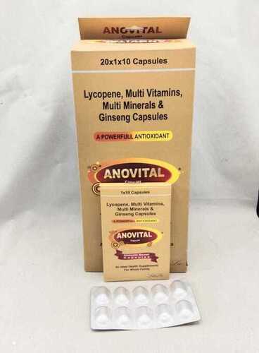Lycopene Multi Vitamins Multi Minerals And Ginseng Capsules