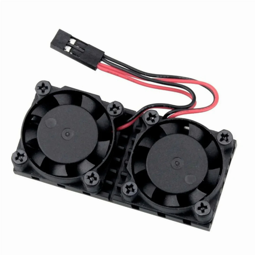 Double Fan Radiator for Raspberry Pi 3 Bplus and 4B