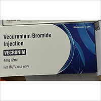 Vecuronium Bromide Injection 4mg/2ml Age Group: Adult