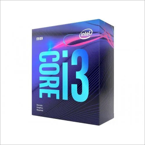 Multicolor Bx80684i39100f Intel I3 Core Processor