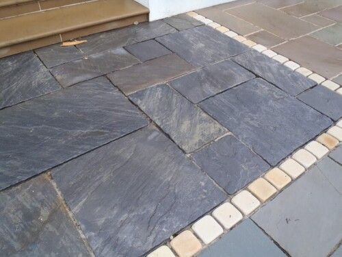 Sagar Black Sandstone Paving Slabs