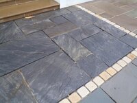 Sagar black paving slabs