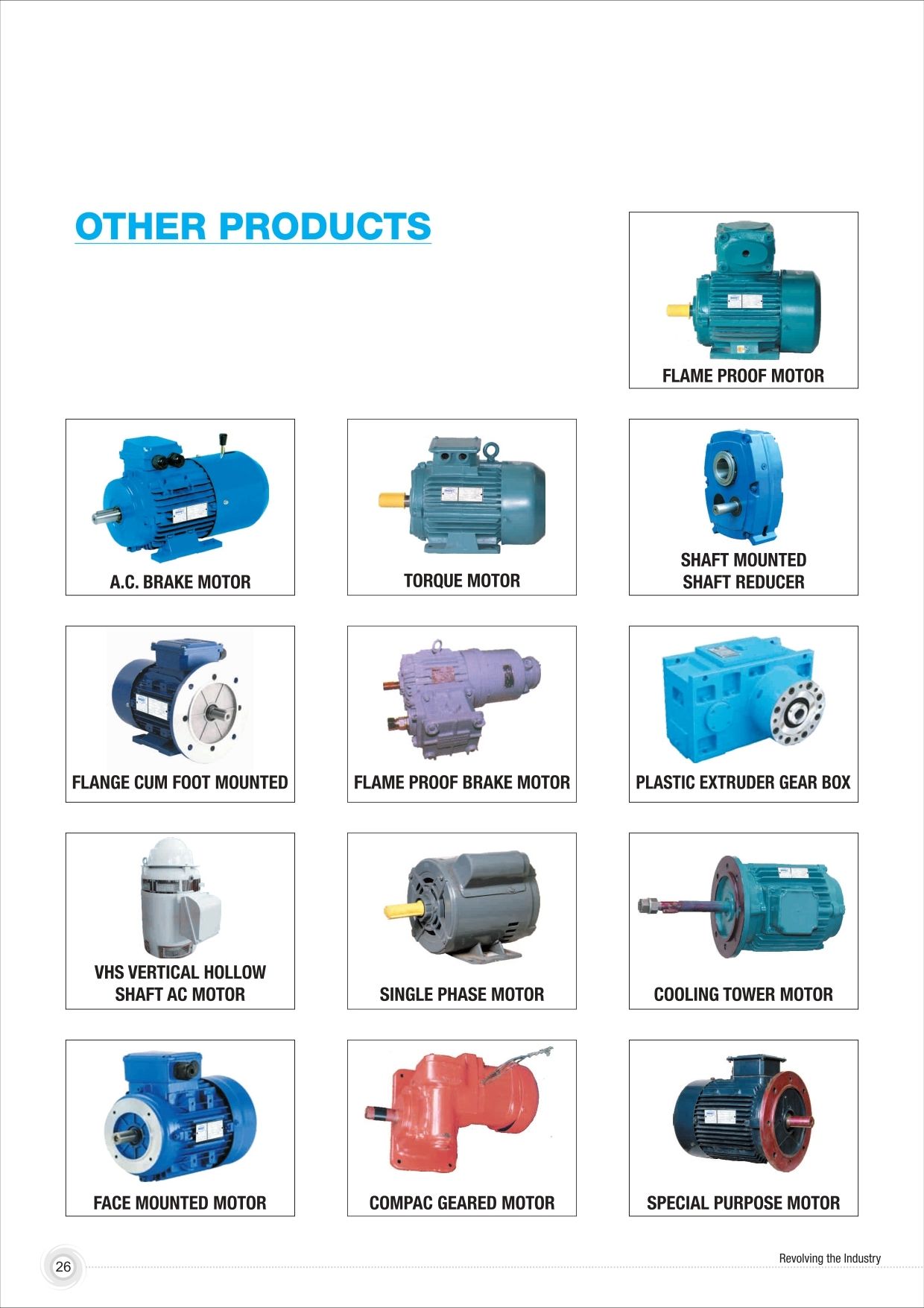 industrial electric Motors