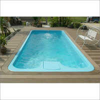 Frp Swimming Pool - Fiberglass Material, Rectangular Shape, Blue Color | Superior Strength, Lightweight, Non-slippery Floor