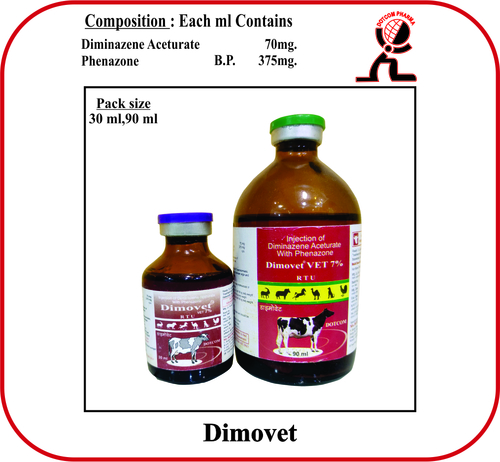 Diminazene Aceturate Brand - DIMOVET 90ml