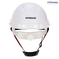 Windsor Air Vents Ratchet Safety Helmets White