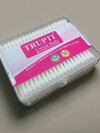 Cotton Buds - Plastic And Cotton, Medium Size, Yellow And White | Soft 100% Cotton Buds In Cylindrical Pp Box For Ear Cleaning