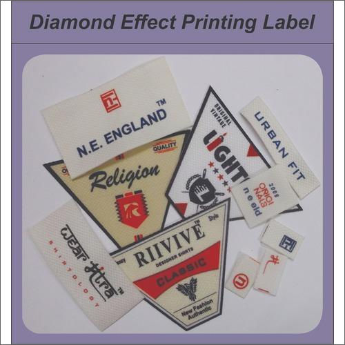 Diamond Effect Printed Labels 