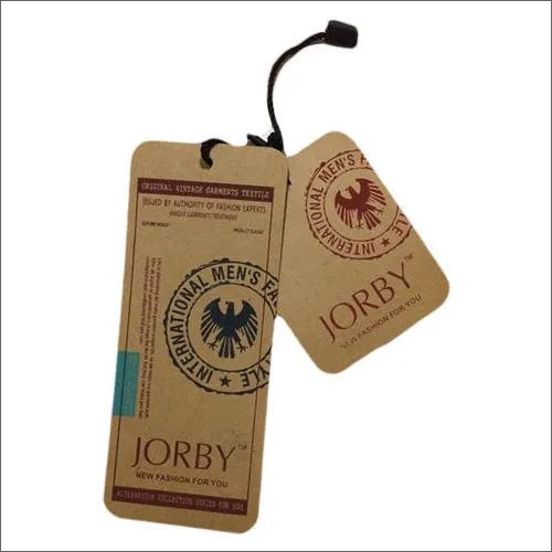 Cardboard Garment Hang Tags