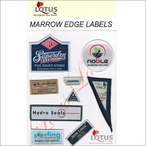 White Marrow Edge Labels
