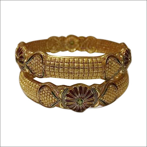 Designer Gold Bangles at Best Price in Jaipur, Rajasthan Shri Darshan