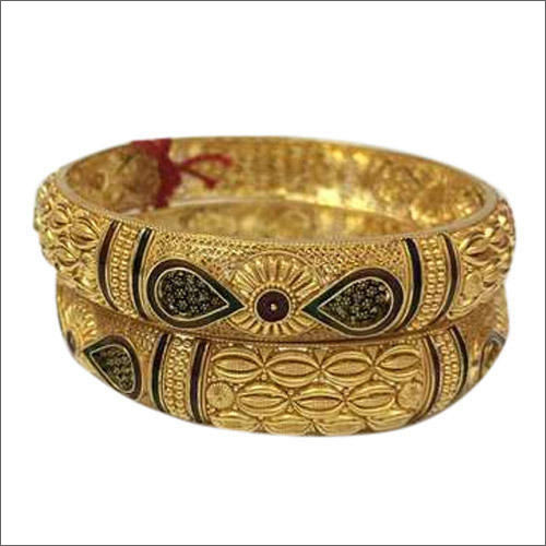 Golden 22 Carat Modern Gold Bangles