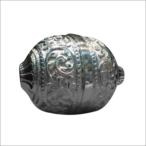 99% Pure Silver Nariyal Cover