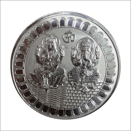 50 Grams Laxmi Ganesh Silver Coin