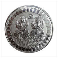 50 Grams Laxmi Ganesh Silver Coin - Occasion: Wedding