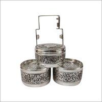 Antique Silver Tiffin Box