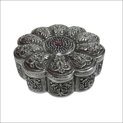 Antique Silver Dry Fruit Box