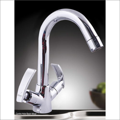 Silver Shell Series Center Hole Basin Mixer