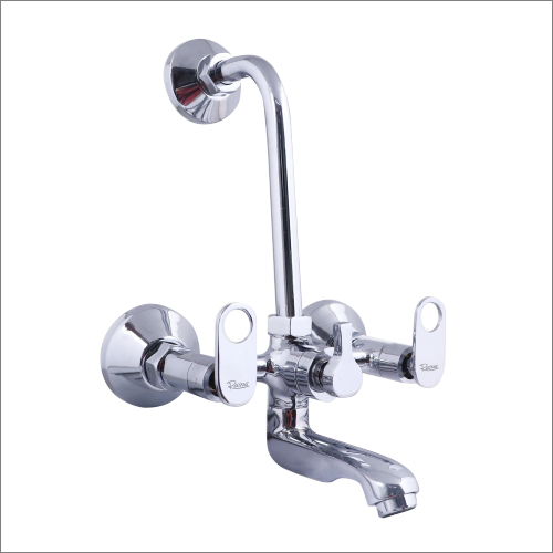 Silver Ace Series Bend Wall Mixer Telephonic