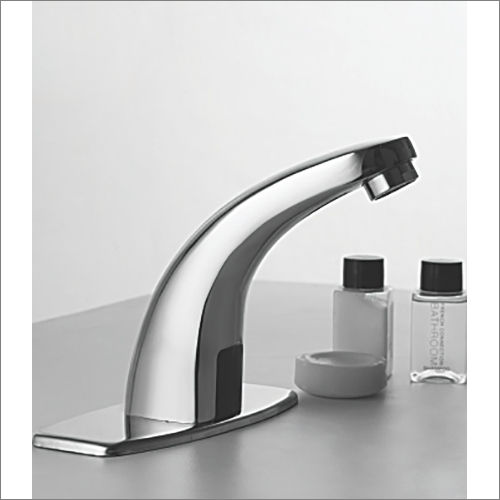 Silver Electronic  Wash Basin Faucet