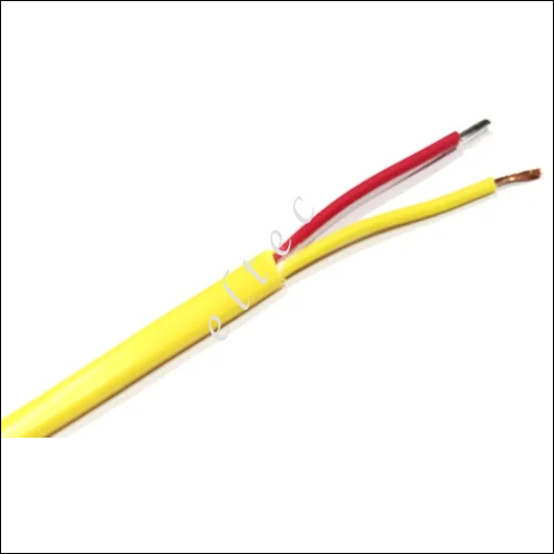 Yellow Eltec Pvc Insulated Shielded Thermocouple Wire