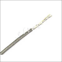 Eltec J-type Thermocouple Wire - Fiber Glass Insulation, 12-24 Awg Size, Gray Color, Fine Ss Metal Shield, Ansi/iec Thermal Accuracy