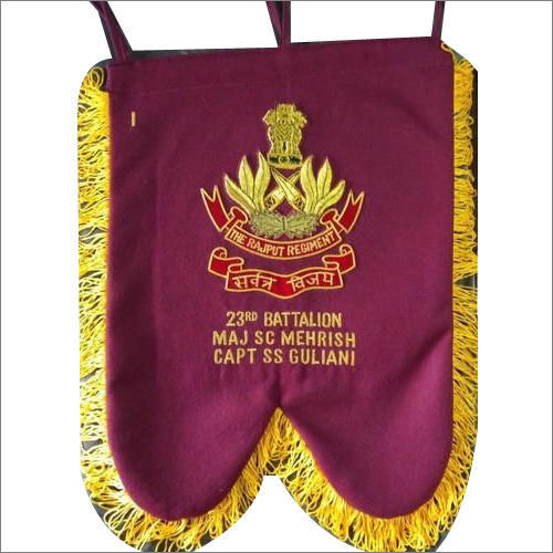 Maroon Pipe Band Army Banner