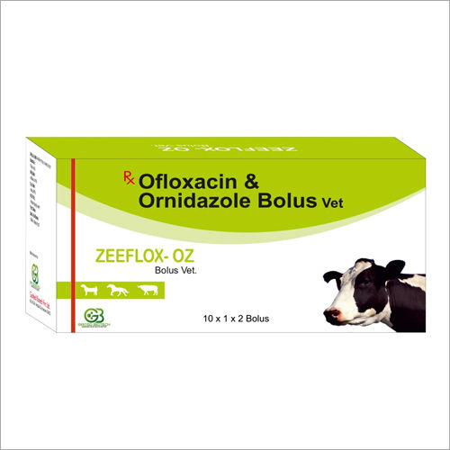 10x1x2Bolus Ofloxacin And Ornidazole Veterinary Bolus