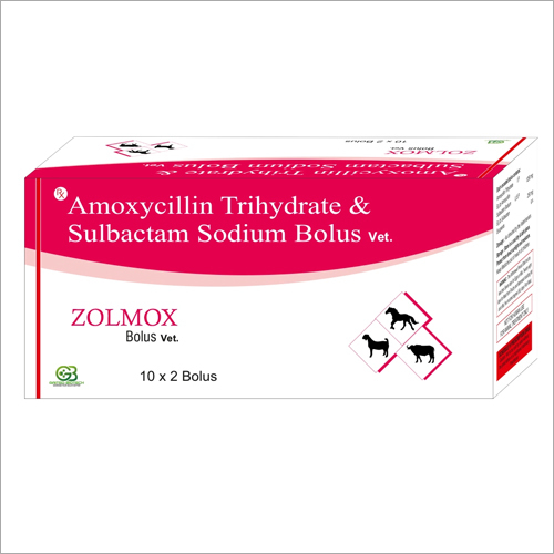 Amoxycillin Trihydrate And Sulbactam Sodium Veterinary Bolus