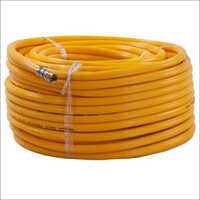 Pvc Spray Hose Pipe - 10mm To 12mm Diameter, Yellow Color | 40/30 Pressure, 60/100 Length, Round Shape