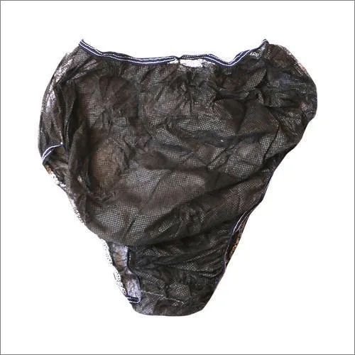 Black Non Woven Disposable Panties