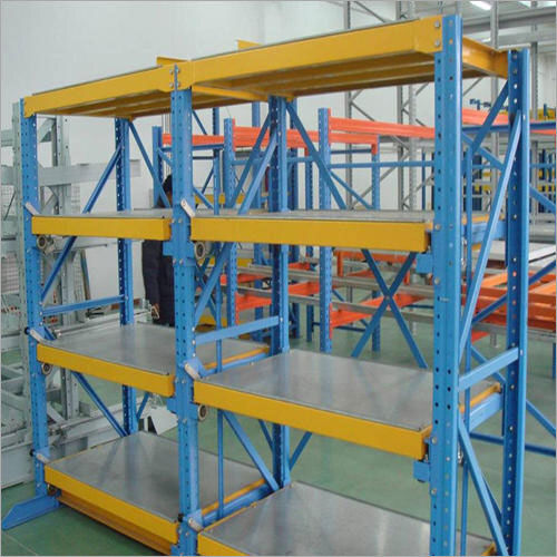 Blue Yellow Light Duty Storage Rack