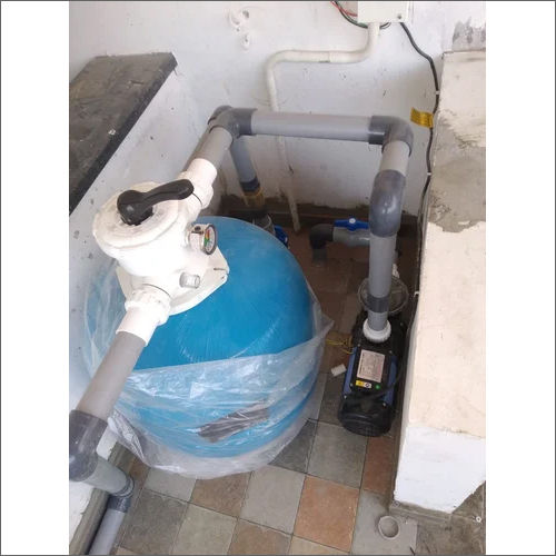 Blue 6500 Lph Swimming Pool Filtration Plant