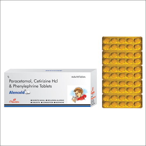 Paracetamol Cetirizine Tablets General Medicines