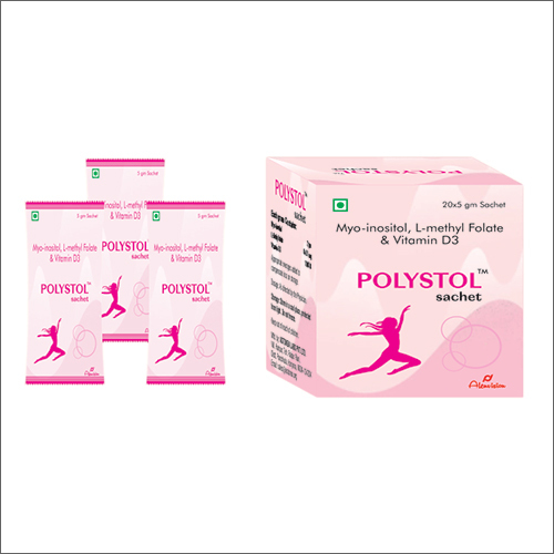 Myo-Inositol L-Methyl Vitamin D3 Sachet - 20x5gm Powder Pack | Effective for Folate Deficiency Reproductive Health Pregnancy Support Easy to Use with Water Lab Tested Safe Formula