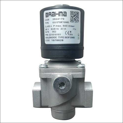 Silver Industrial Solenoid Valve