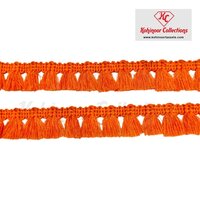 Spun Poly Designer Tassel Trim Lace Fringe