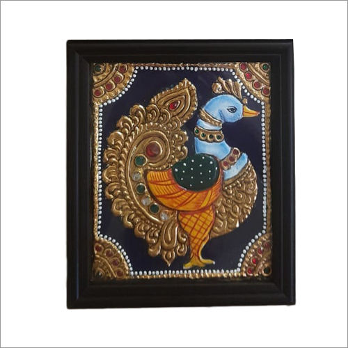 Modernism Decorative Birds Tanjore Painting