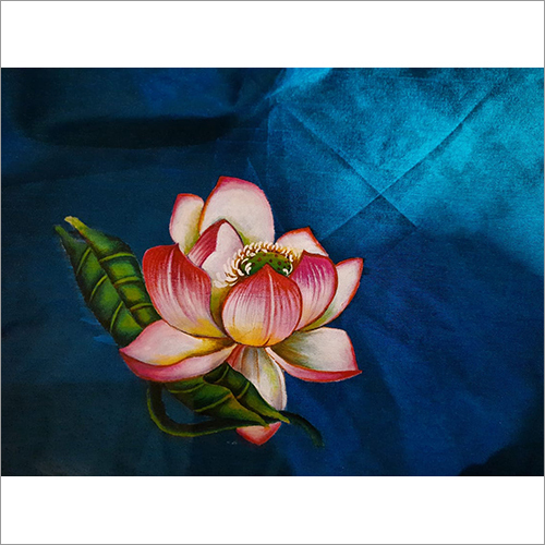 Lotus Fabric Painting