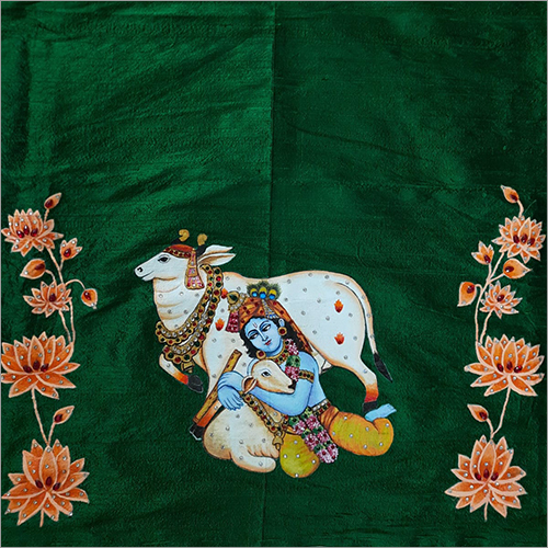 Krishna Fabric Painting