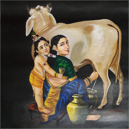 Krishna Canvas Painting