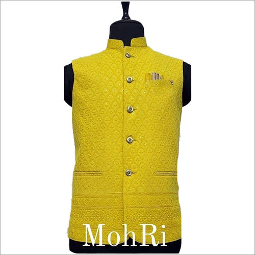 Cotton Yellow Waist Coats