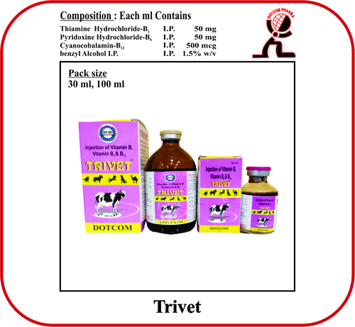 Thiamine Hydrochloride-B1 Brand - TRIVET 100ml