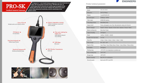 Borescope Video Scope Application: Inspection System
