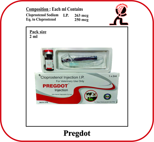 Cloprostenol Sodium I.P BRAND - PREGDOT