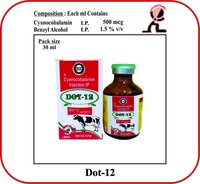Cyanocobalamin (anhydrous) I.p Brand - Dot-12  30ml Veterinary Injectables