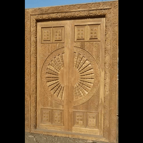 Teak Carving door