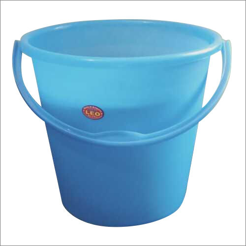 Sky Blue Plastic Bathroom Bucket