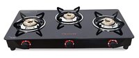 Trio Glasstop 3 Burner Gas Stove